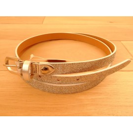 Ceinture cuir pailleté Heloise