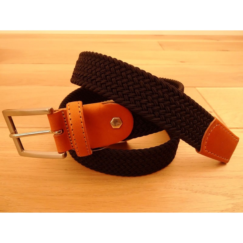 Ceinture tresse élastique Hugo