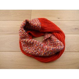 Snood Bi-Matière Tweed - FRog