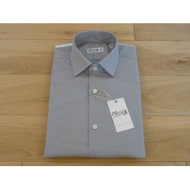 Gray Plain Shirt, 100% cotton