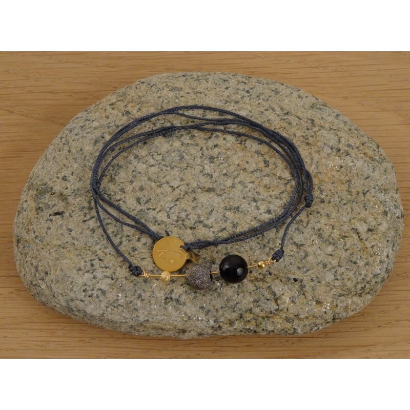 Bracelet tige Harmony Onyx