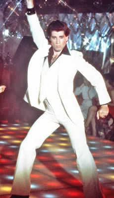 John Travolta dans Sturday Night Fever